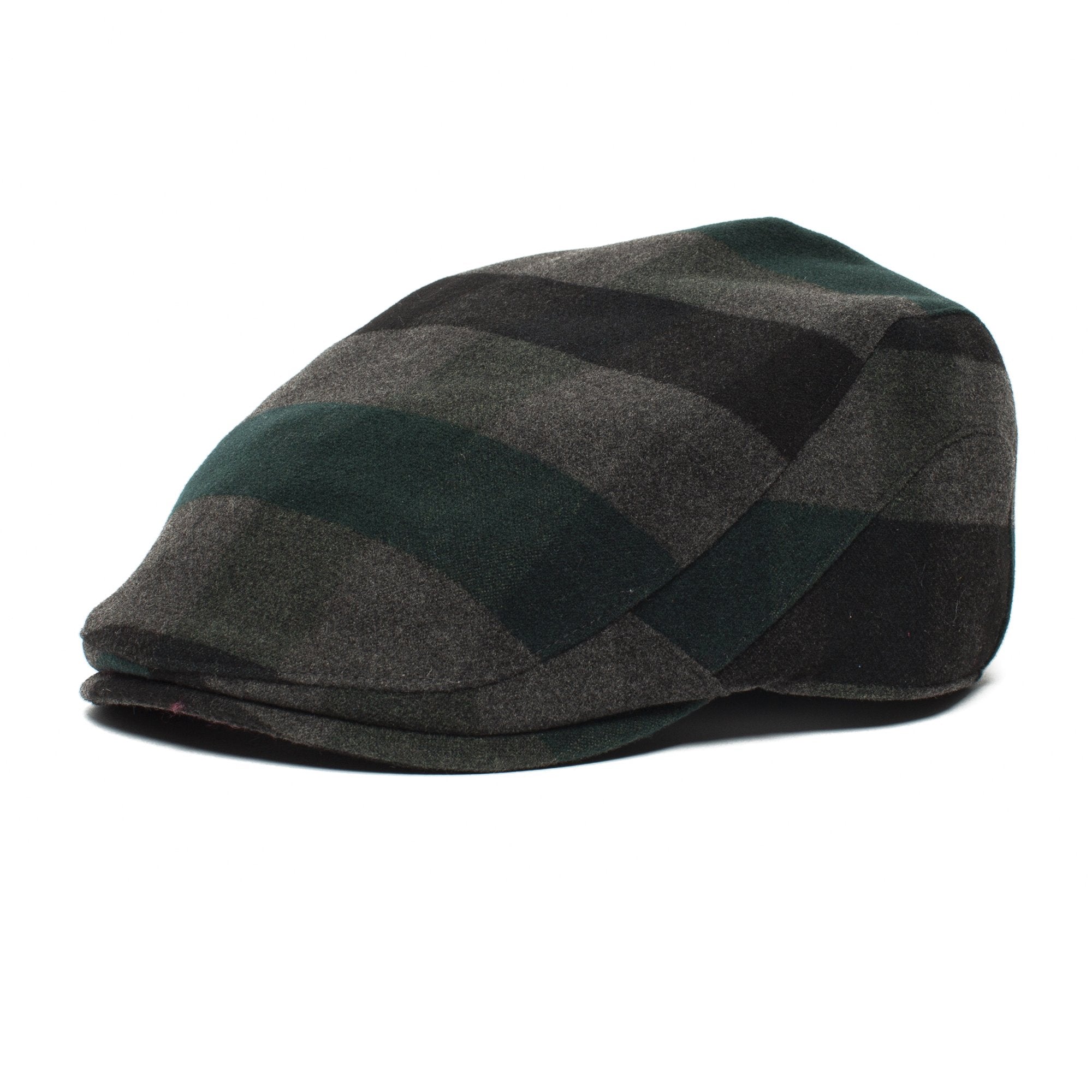 Goorin Bros. built tough polyester low profile ivy flatcap Charcoal left side view