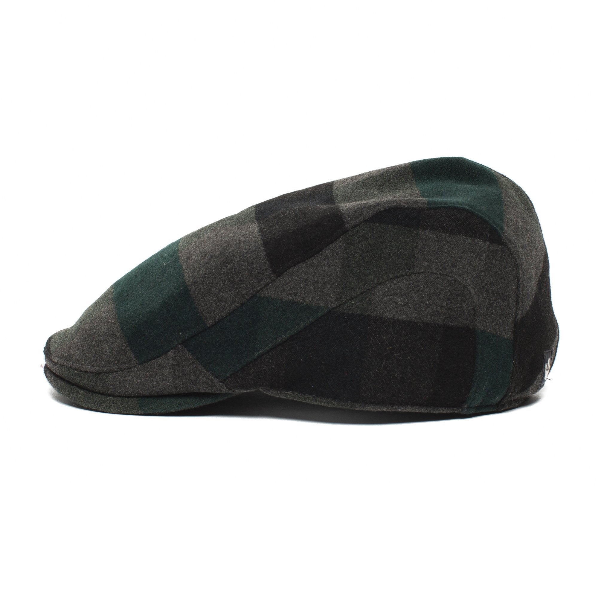 Goorin Bros. built tough polyester low profile ivy flatcap Charcoal side view
