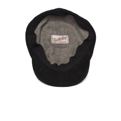 Goorin Bros. ronald amos wool blend 6 panel ivy flatcap Black under view