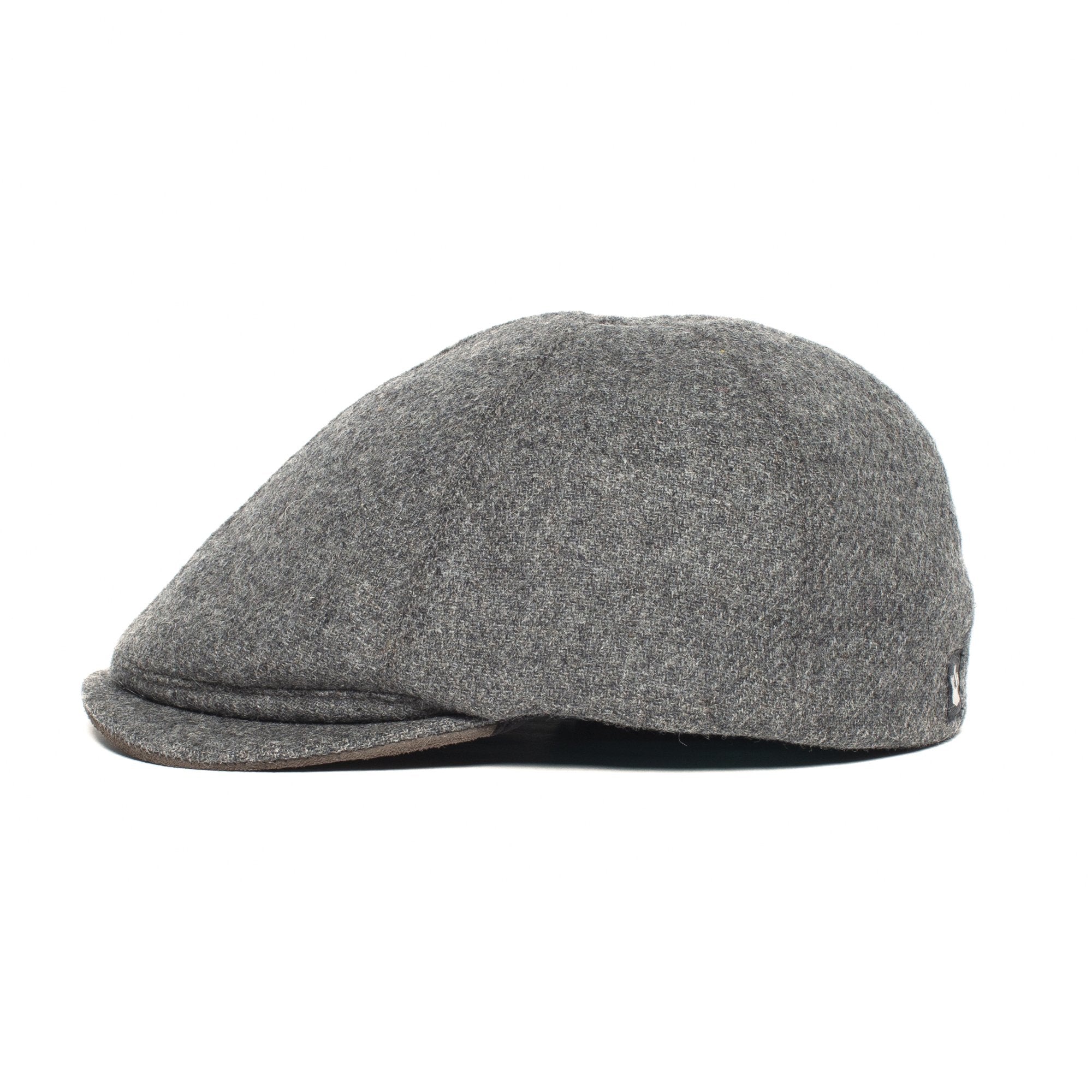 Goorin Bros. ronald amos wool blend 6 panel ivy flatcap Charcoal side view