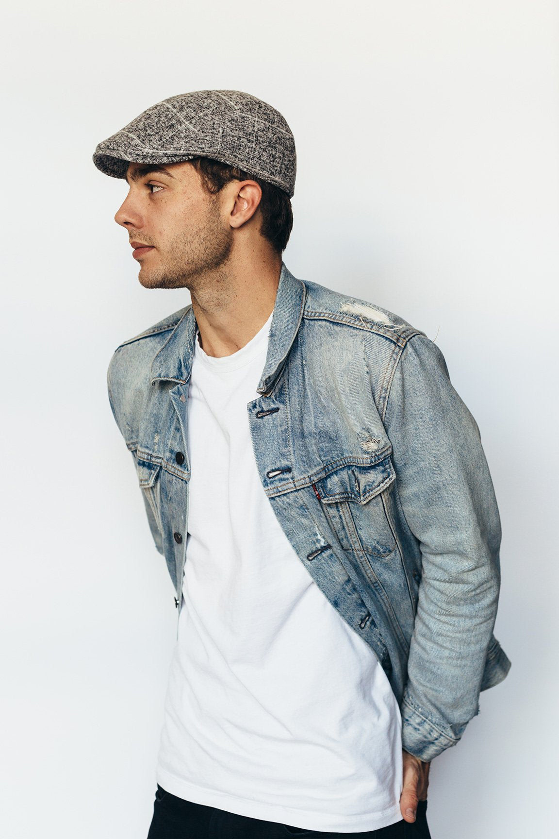 Goorin Bros. campbell ivy flatcap Grey Lifestyle Mens