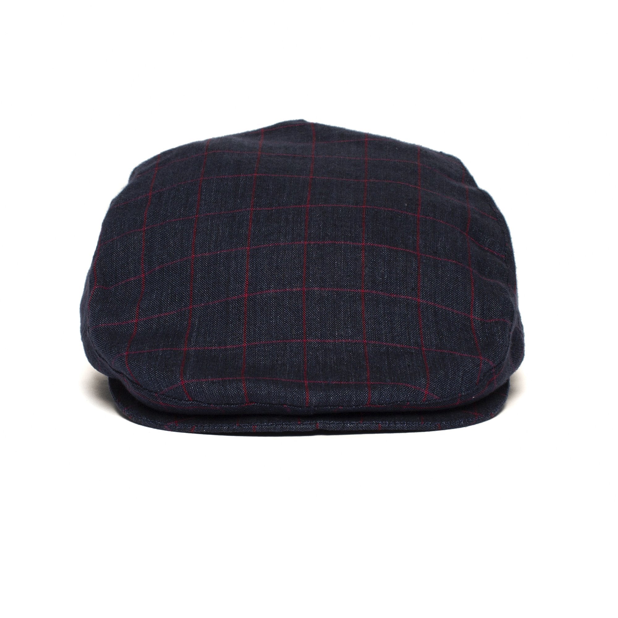 Goorin Bros. caspian linen ivy flatcap Navy front view