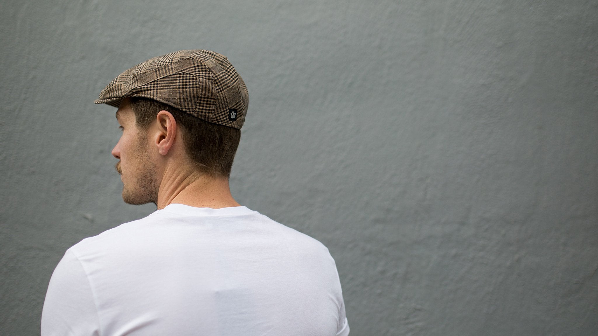 Goorin Bros. happy jones ivy flatcap Black hero shot on male model