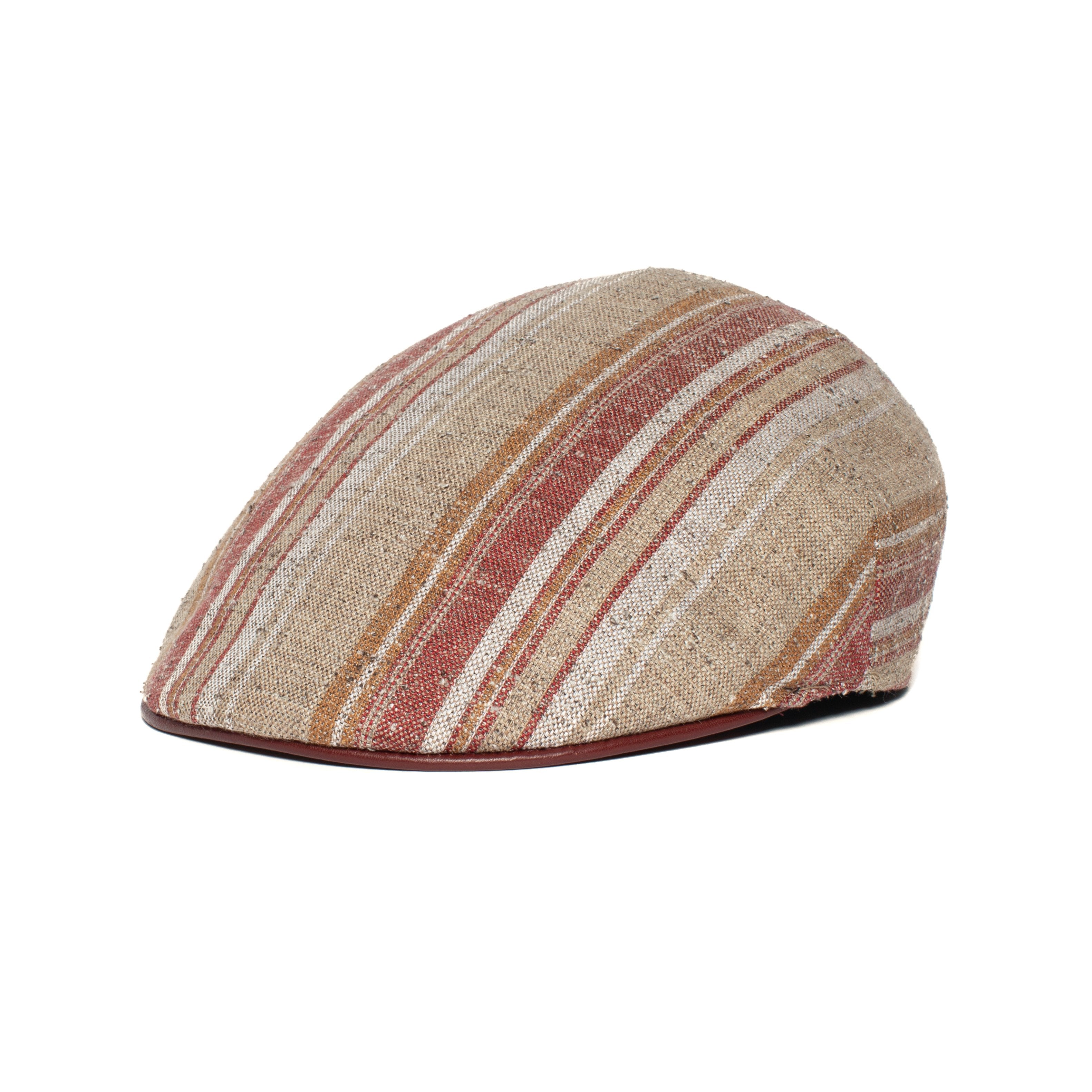 Goorin Bros. capri summers linen fitted ivy flatcap Tan left side view