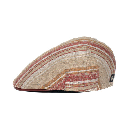 Goorin Bros. capri summers linen fitted ivy flatcap Tan side view