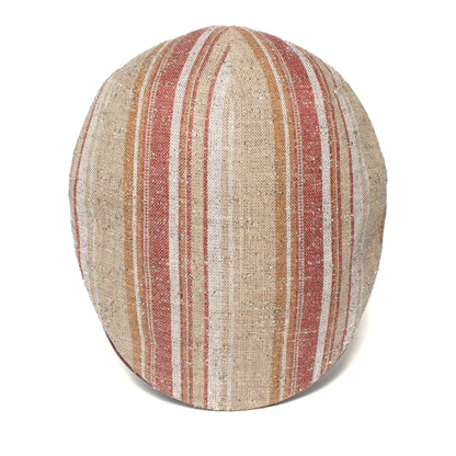 Goorin Bros. capri summers linen fitted ivy flatcap Tan top view