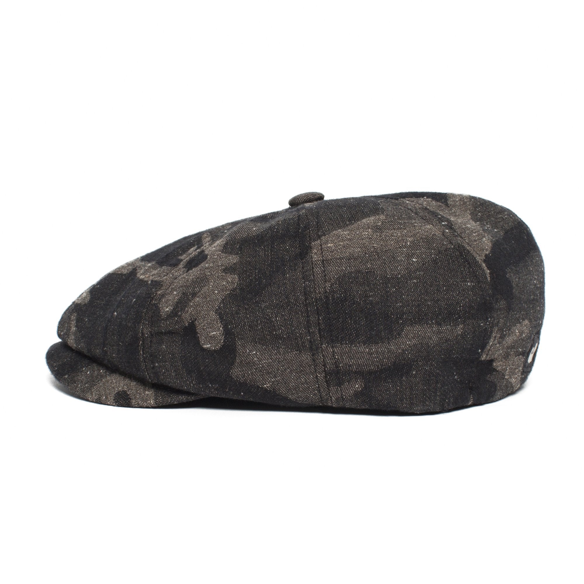 Goorin Bros. man of the world polyester gatsby flatcap Black side view