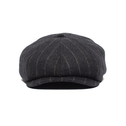 Goorin Bros. leaf me alone wool blend gatsby flatcap Charcoal front view