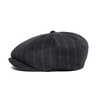 Goorin Bros. leaf me alone wool blend gatsby flatcap Charcoal side view