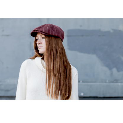 Goorin Bros. leaf me alone wool blend gatsby flatcap Rose womens styling