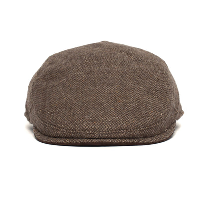 Goorin Bros. uncle steve wool blend 6 panel ivy flatcap Brown front view
