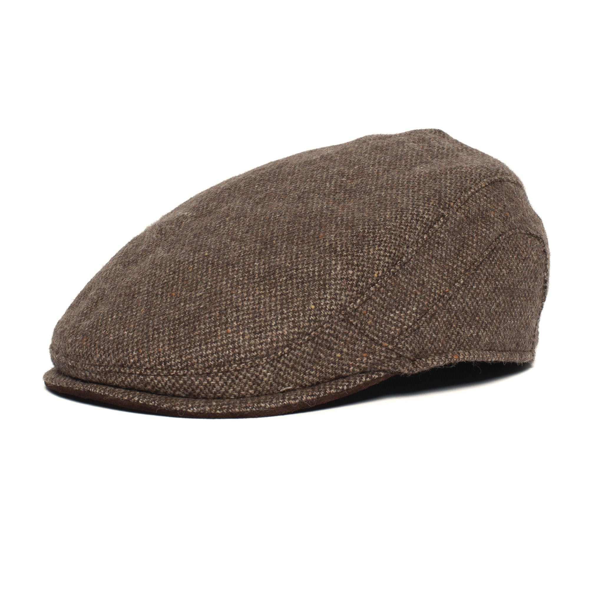 Goorin Bros. uncle steve wool blend 6 panel ivy flatcap Brown left side view
