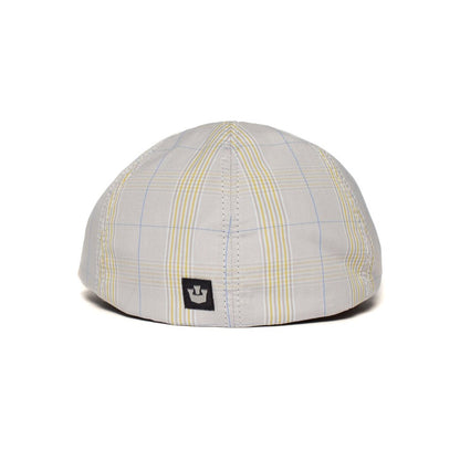 Goorin Bros. billy babe cotton 6 panel ivy flatcap Light Grey back view