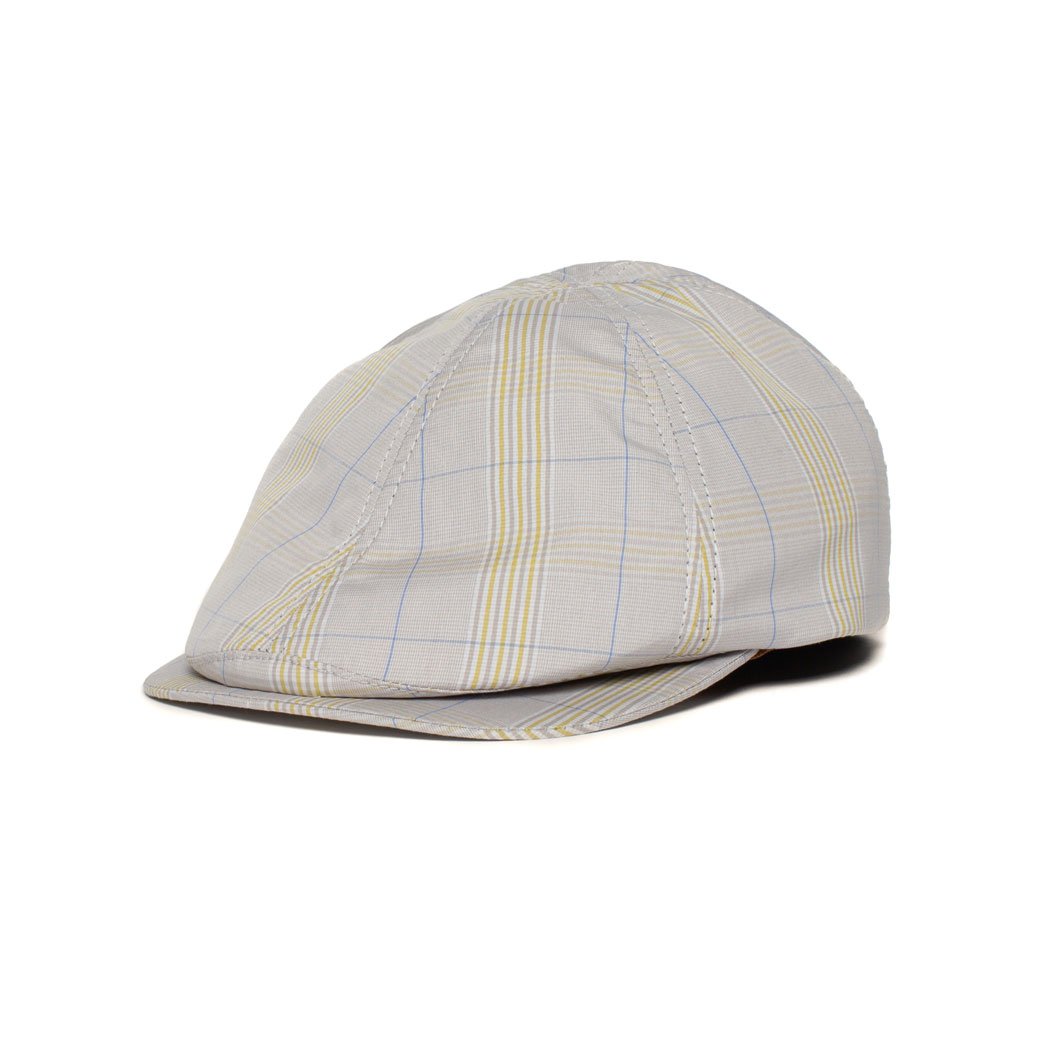 Goorin Bros. billy babe cotton 6 panel ivy flatcap Light Grey left side view