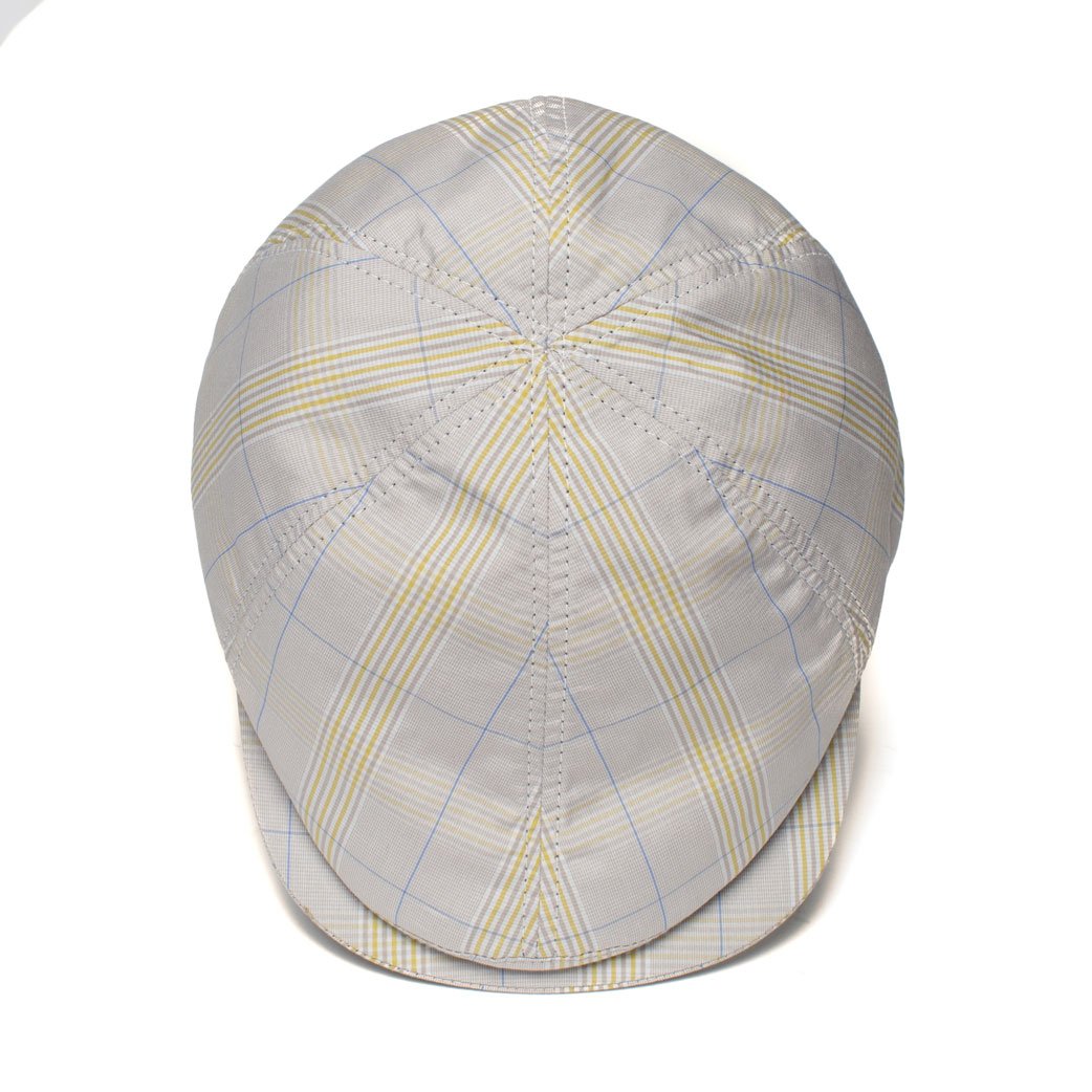 Goorin Bros. billy babe cotton 6 panel ivy flatcap Light Grey top view