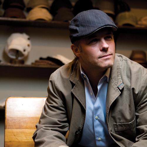 Goorin Bros. rain polyester burbank ivy flatcap Black  mens styling