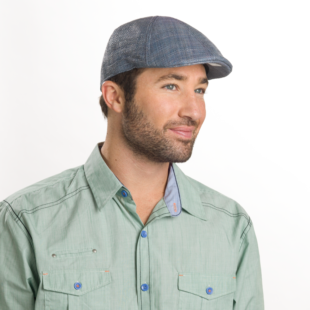 Goorin Bros. ford straw duckbill ivy flatcap Grey  mens styling