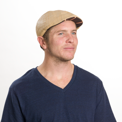 Goorin Bros. ford straw duckbill ivy flatcap Natural  mens styling