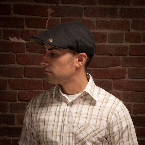 Goorin Bros. duke cotton ivy flatcap Navy  mens styling