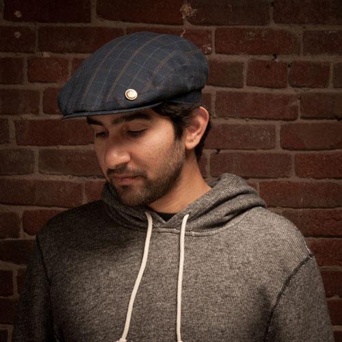 Goorin Bros. jon paul cotton ivy flatcap Navy  mens styling