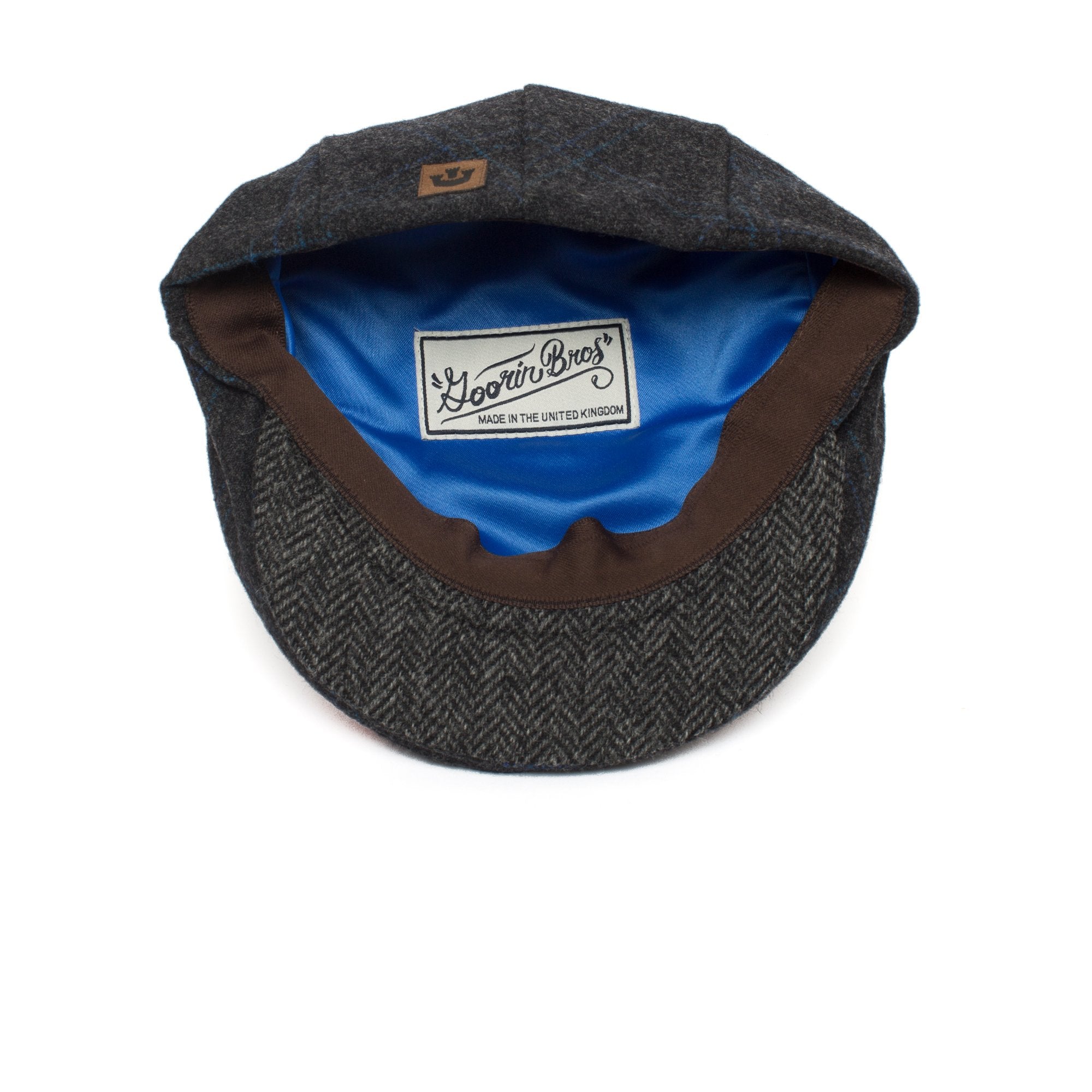 Goorin Bros. knox wool blend low profile ivy flatcap Charcoal under view