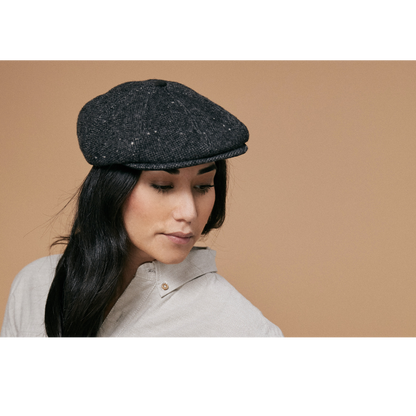 Goorin Bros. sammy wool blend gatsby flatcap Charcoal  womens styling