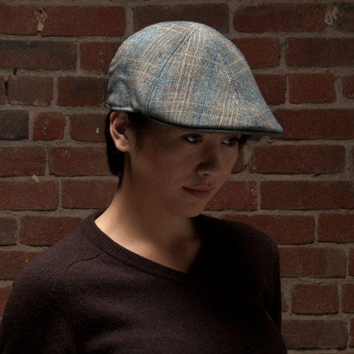 Goorin Bros. sergio polyester duckbill ivy flatcap Grey  womens styling