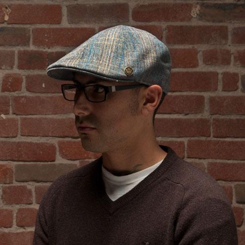 Goorin Bros. sergio polyester duckbill ivy flatcap Grey  mens styling
