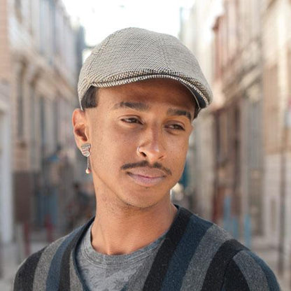 Goorin Bros. bet me polyester gatsby flatcap Tan  mens styling