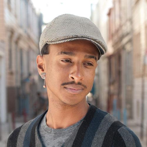 Goorin Bros. bet me polyester gatsby flatcap Tan  mens styling