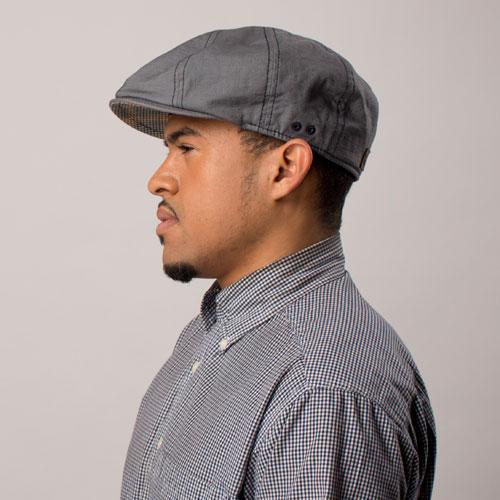 Goorin Bros. ted logan cotton gatsby flatcap Grey  mens styling