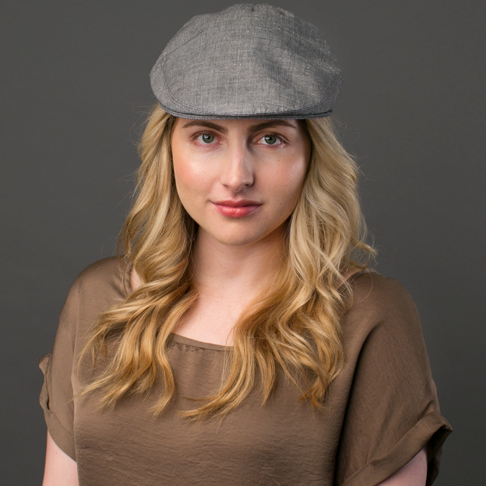 Goorin Bros. mr montjoy linen low profile ivy flatcap Grey  womens styling