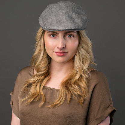 Goorin Bros. mr montjoy linen low profile ivy flatcap Grey  womens styling