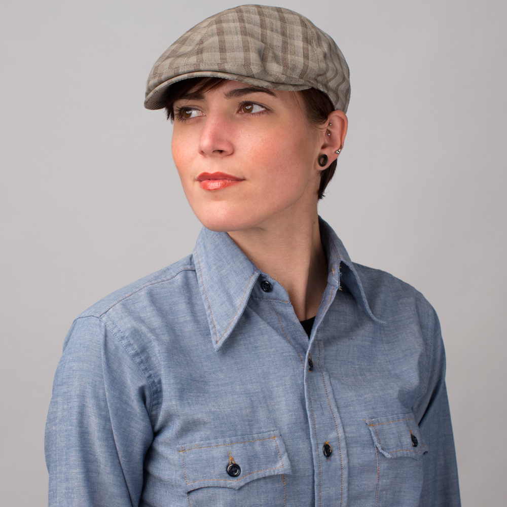 Goorin Bros. ricco wool blend duckbill ivy flatcap Tan  womens styling