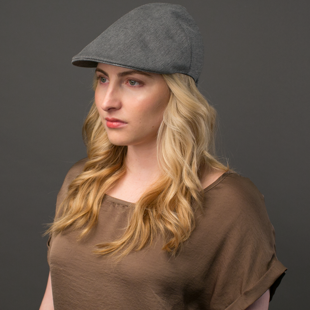 Goorin Bros. romeo antonio viscose duckbill ivy flatcap Grey  womens styling
