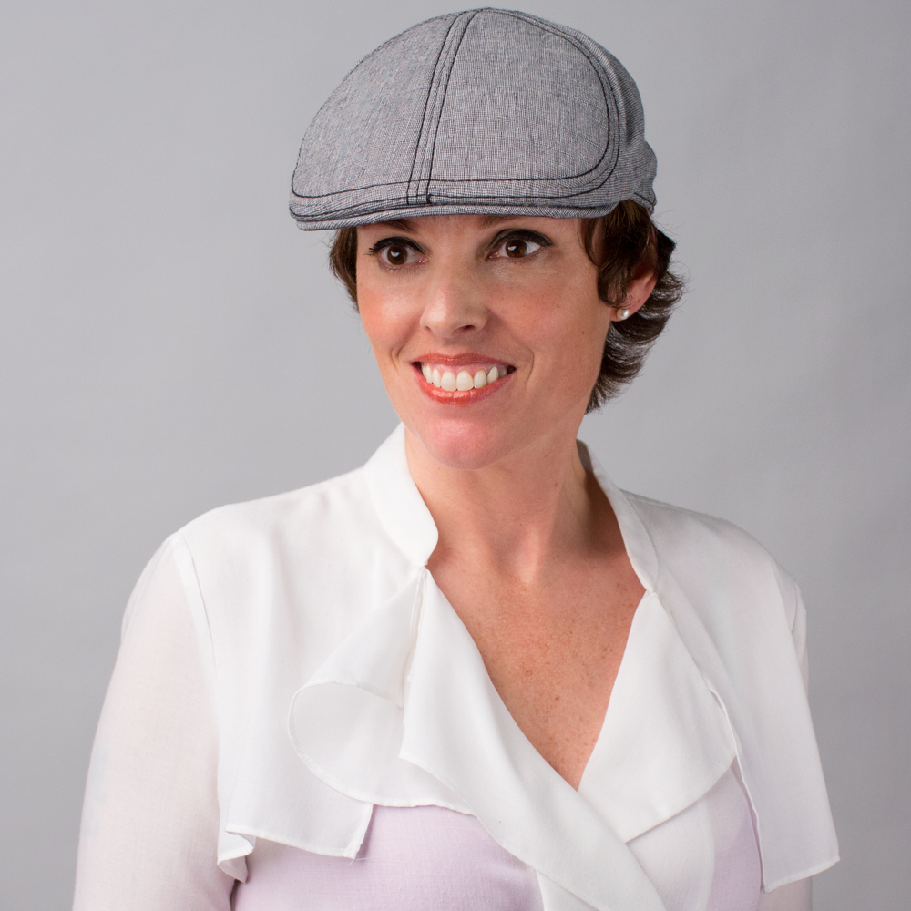 Goorin Bros. yacht club cotton halo ivy flatcap Black  womens styling