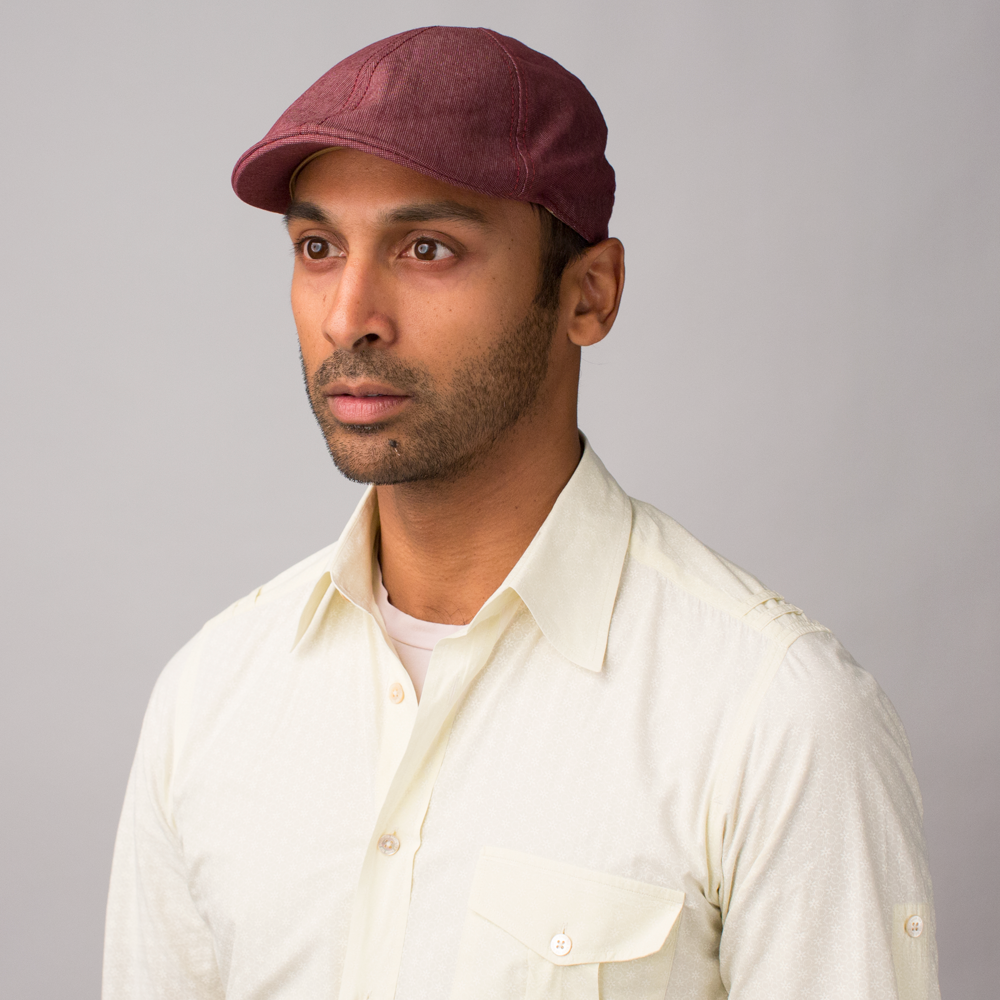 Goorin Bros. blue moon cotton duckbill ivy flatcap Red  mens styling