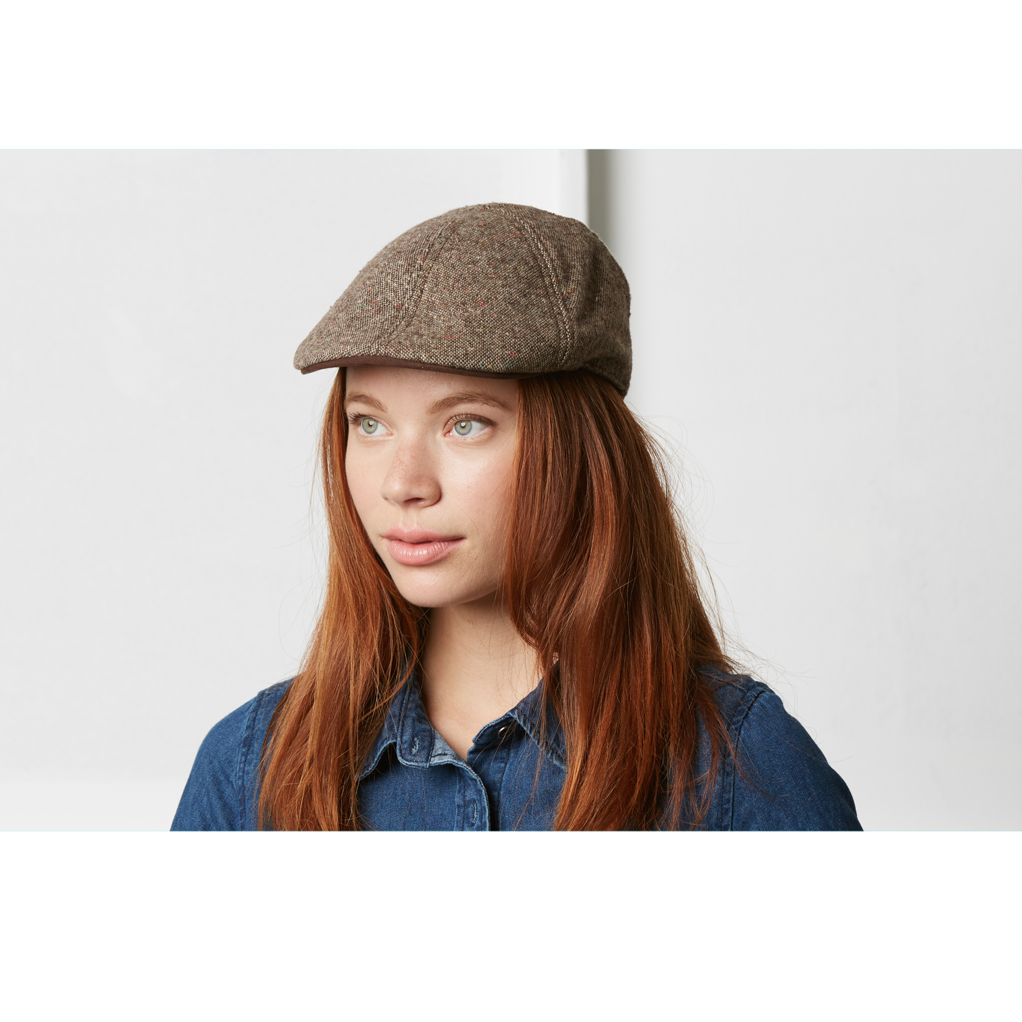 Goorin Bros. weizen polyester duckbill ivy flatcap Natural  womens styling