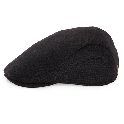 Goorin Bros. high road cotton low profile ivy flatcap Black side view