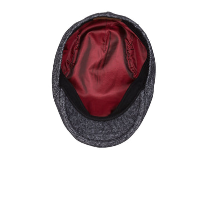 Goorin Bros. high road cotton low profile ivy flatcap Charcoal under view