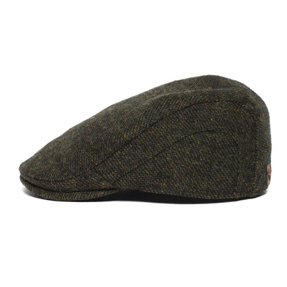 Goorin Bros. high road cotton low profile ivy flatcap Olive side view