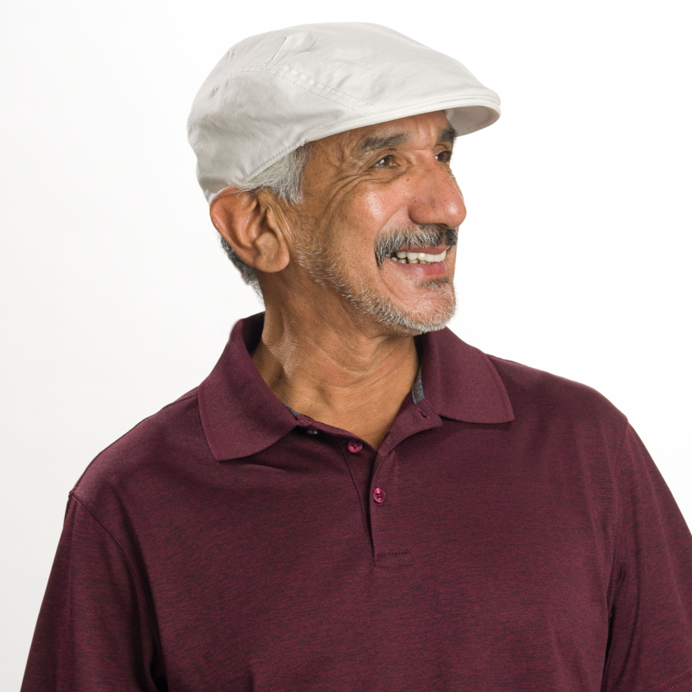 Goorin Bros. godfrey graham cotton 3 panel ivy flatcap White  mens styling