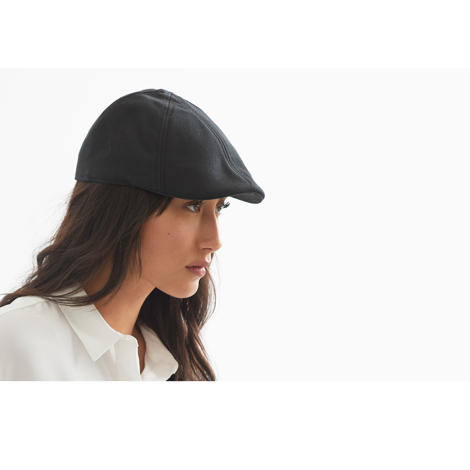 Goorin Bros. old town acrylic duckbill ivy flatcap Black  womens styling