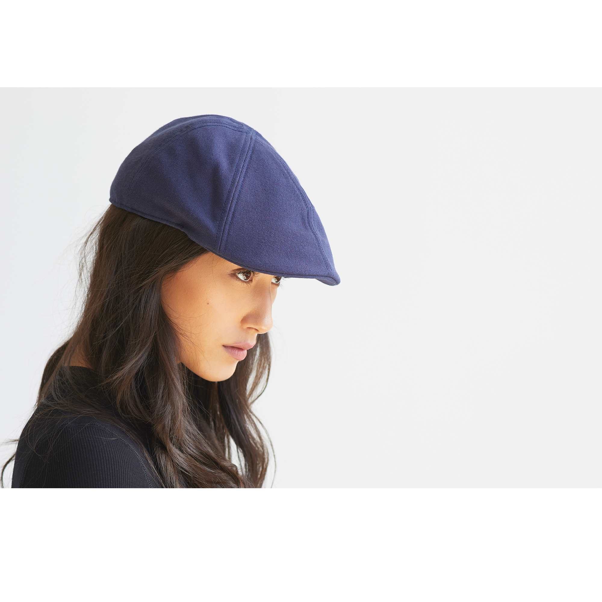 Goorin Bros. old town acrylic duckbill ivy flatcap Blue  womens styling