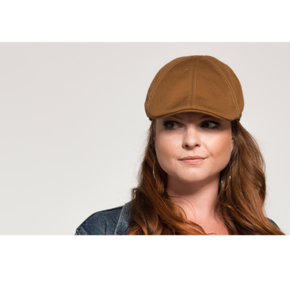 Goorin Bros. old town acrylic duckbill ivy flatcap Brown  womens styling