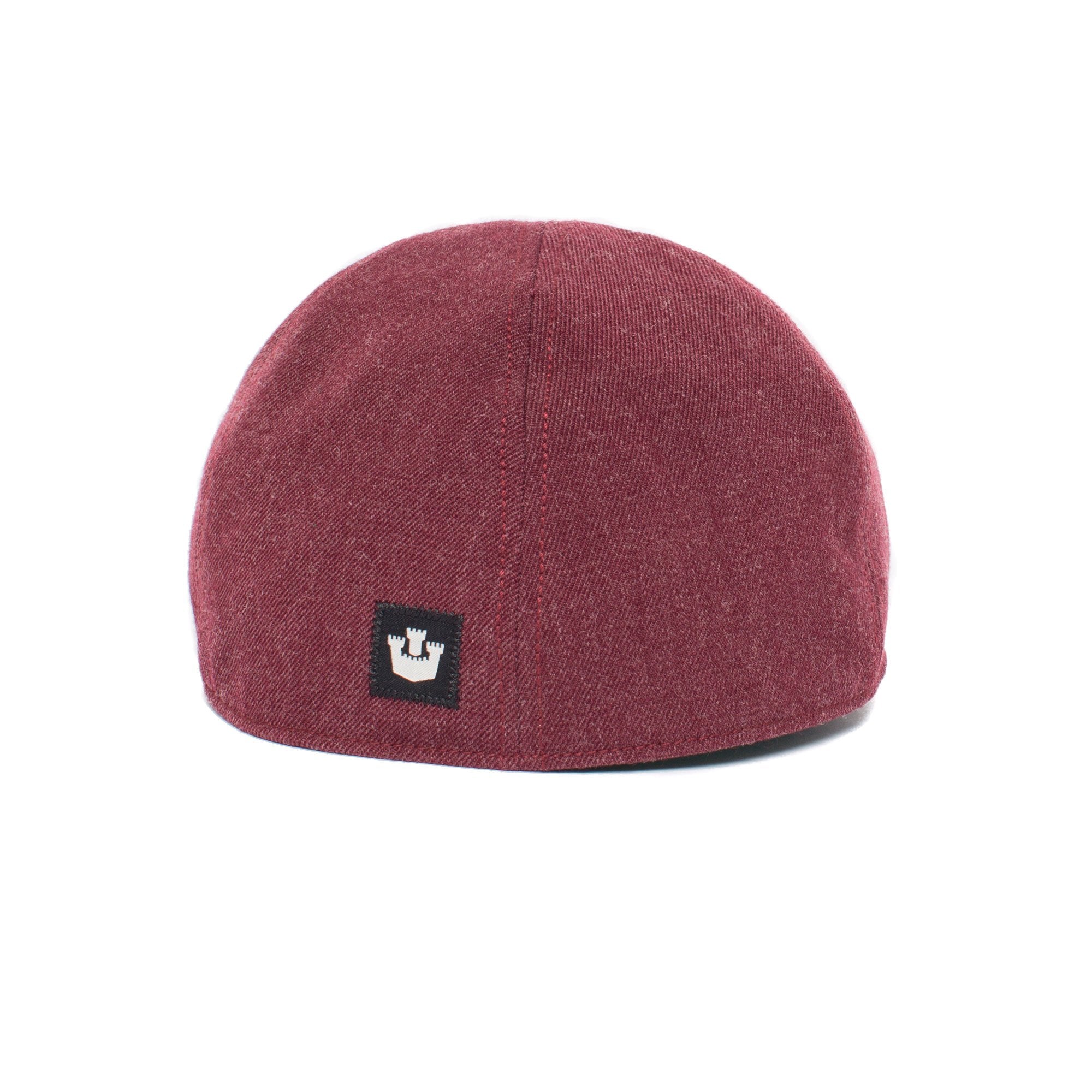 Goorin Bros. old town acrylic duckbill ivy flatcap Burgundy back view