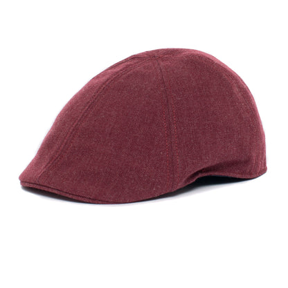 Goorin Bros. old town acrylic duckbill ivy flatcap Burgundy left side view