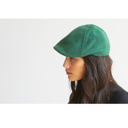 Goorin Bros. old town acrylic duckbill ivy flatcap Dark Green  womens styling