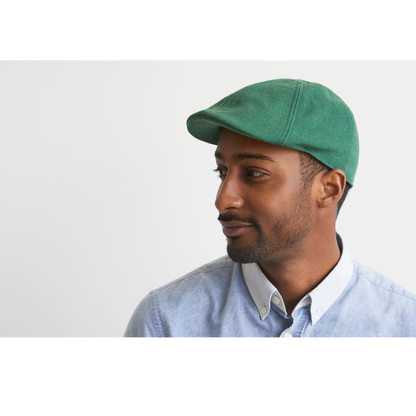 Goorin Bros. old town acrylic duckbill ivy flatcap Dark Green  mens styling