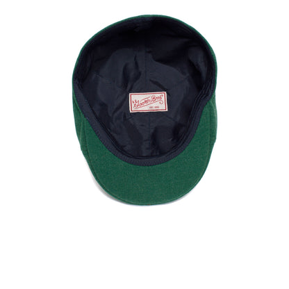 Goorin Bros. old town acrylic duckbill ivy flatcap Dark Green under view